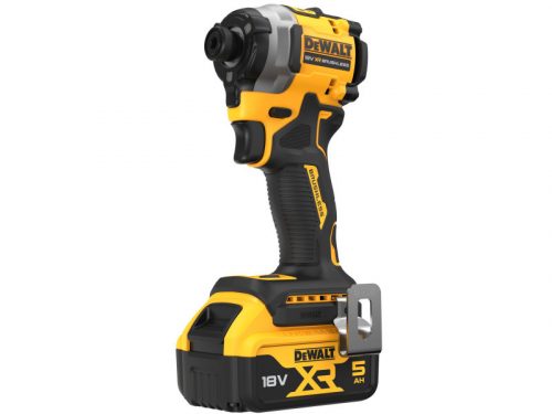 DEWALT Akkus ütvecsavarozó 18 V szénkefe nélküli (2 x 5,0 Ah akku + töltő + TSTAK) DCF850P2T