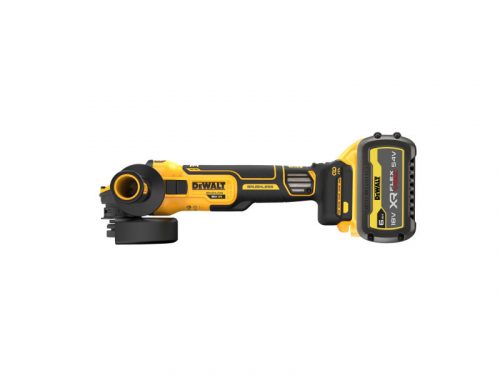 DEWALT Akkus sarokcsiszoló 125 mm 18 V (1 x 6 Ah + töltő + TSTAK) DCG409VST1