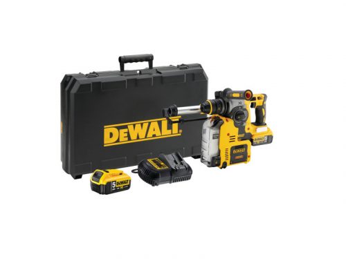 DEWALT Akkus fúrókalapács 18 V szénkefe nélküli (2 x 5,0 Ah akku + töltő) DCH275P2