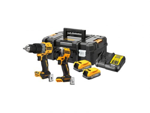 DEWALT Akkus kombó szett 18 V szénkefe nélküli DCK2050E2T