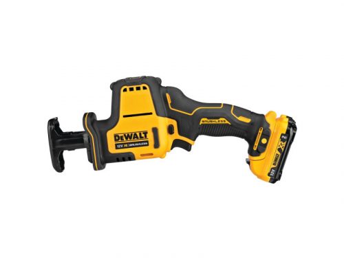 DEWALT Akkus szablyafűrész 12 V szénkefe nélküli (2 x 2 Ah + töltő) DCS312D2