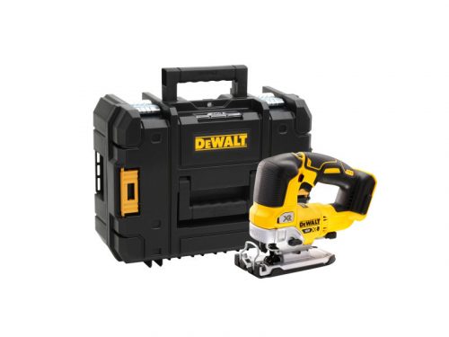 DEWALT Akkus dekopírfűrész 18 V szénkefe nélküli (akku + töltő nélkül TSTAK) DCS334NT