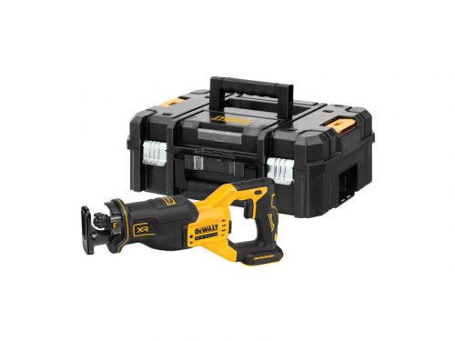 DEWALT Akkus szablyafűrész 18 V szénkefe nélküli (akku + töltő nélkül, TSTAK) DCS382NT