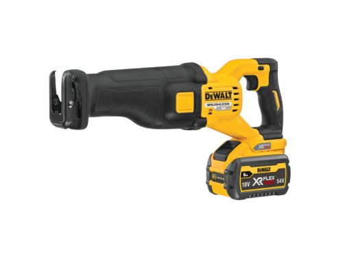 DEWALT Akkus szablyafűrész 18 V szénkefe nélküli (2 x 6 Ah + töltő) DCS389T2