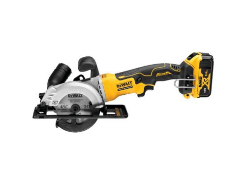 DEWALT Akkus körfűrész 18 V szénkefe nélküli (2 x 5 Ah + töltő) DCS571P2