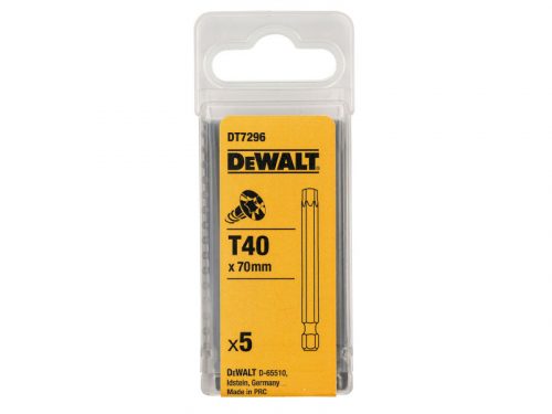 DEWALT Bithegy T40 x 70 mm (5 db/cs)