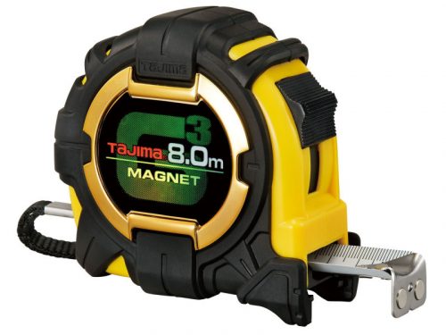 TAJIMA G3-Lock Mágneses mérőszalag 8 m x 27 mm