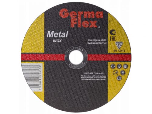 GERMAFLEX Vágókorong fémre 125 x 2,0 x 22,2 mm inox