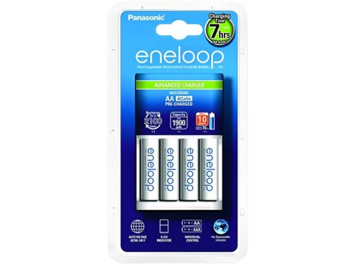 ENELOOP akkumulátor töltő 4  db AA/ceruza 1900 mAh akkumulátorral