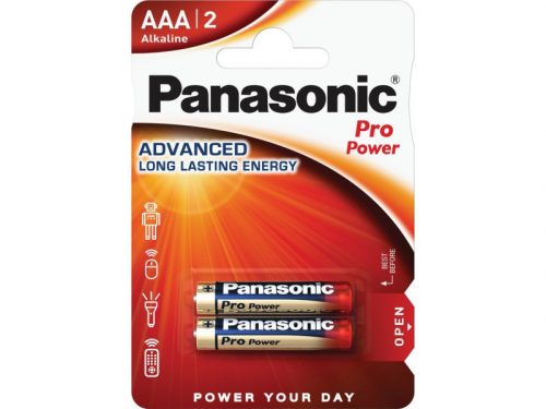 PANASONIC AAA/mikro tartós alkáli elem 2 db/cs