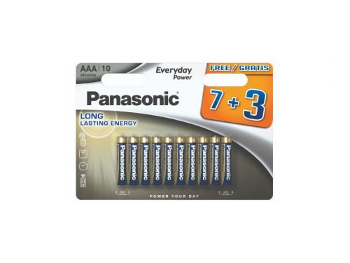 PANASONIC AA/ceruza tartós alkáli elem 1,5V 10 db/cs