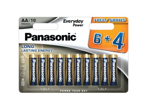 PANASONIC AA/ceruza tartós alkáli elem 1,5V 10 db/cs