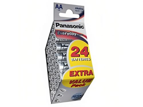 PANASONIC AA/ceruza tartós alkáli elem 1,5V 24 db/cs