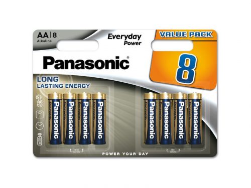 PANASONIC AA/ceruza tartós alkáli elem 1,5V 8 db/cs