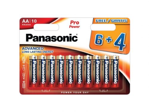 PANASONIC AA/ceruza tartós alkáli elem 1,5V 10 db/cs