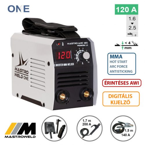 MASTRO ARC-120 hegesztő inverter (MMA)