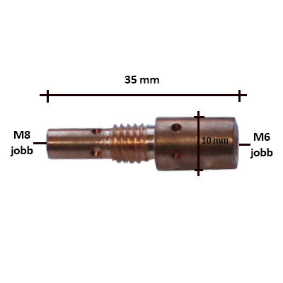 Közdarab MB25AK MW