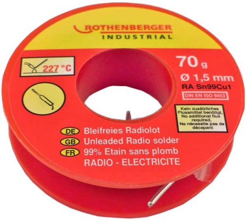 Rothenberger - ólommentes rádió forrasztóhuzal 30 g