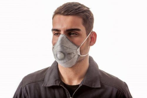 REFIL - 1041 Pre-moulded respirator FFP2 ventilated - 10pcs