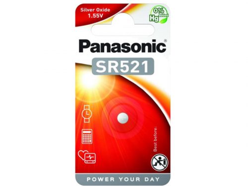 PANASONIC SR521 1,55V ezüstoxid óraelem 1db/cs