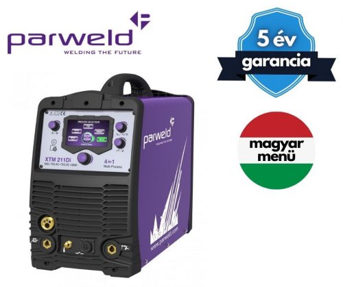 PARWELD XTM211Di digitális multifunkciós 4in1 hegesztőinverter 