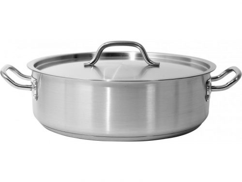 YATO GASTRO Lábas fedővel 11,2 liter 360 x 110 mm inox