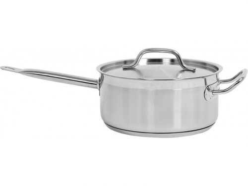 YATO GASTRO Nyeles lábas fedővel 5 liter 240 x 110 mm inox