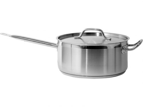 YATO GASTRO Nyeles lábas fedővel 8 liter 280 mm inox