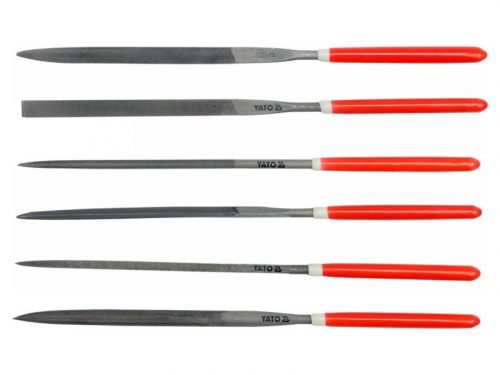 Tűreszelő készlet 6 részes 3 x 140 mm YATO