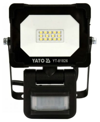 Elektromos LED fényvető mozgásérzékelős 10W YATO